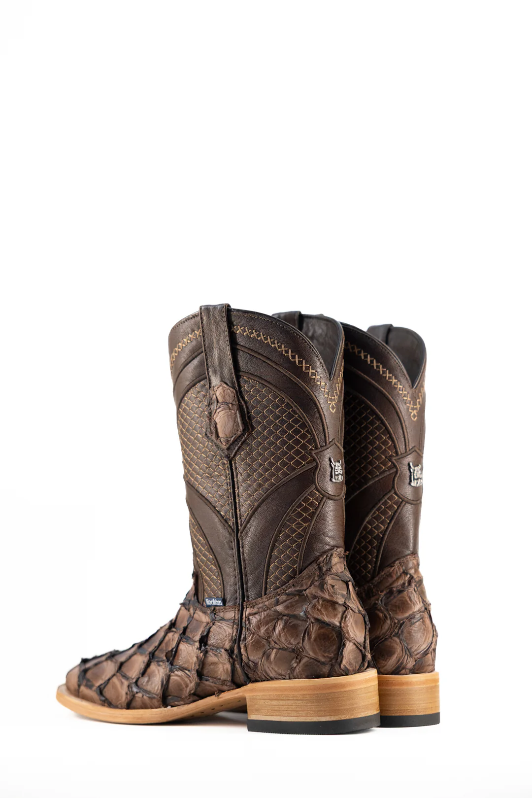Jones Pirarucu Exotic Square Toe Cowboy Boot - Image 25