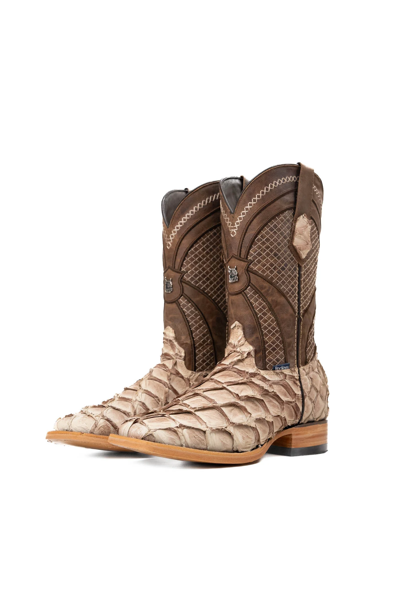 Jones Pirarucu Exotic Square Toe Cowboy Boot - Image 28