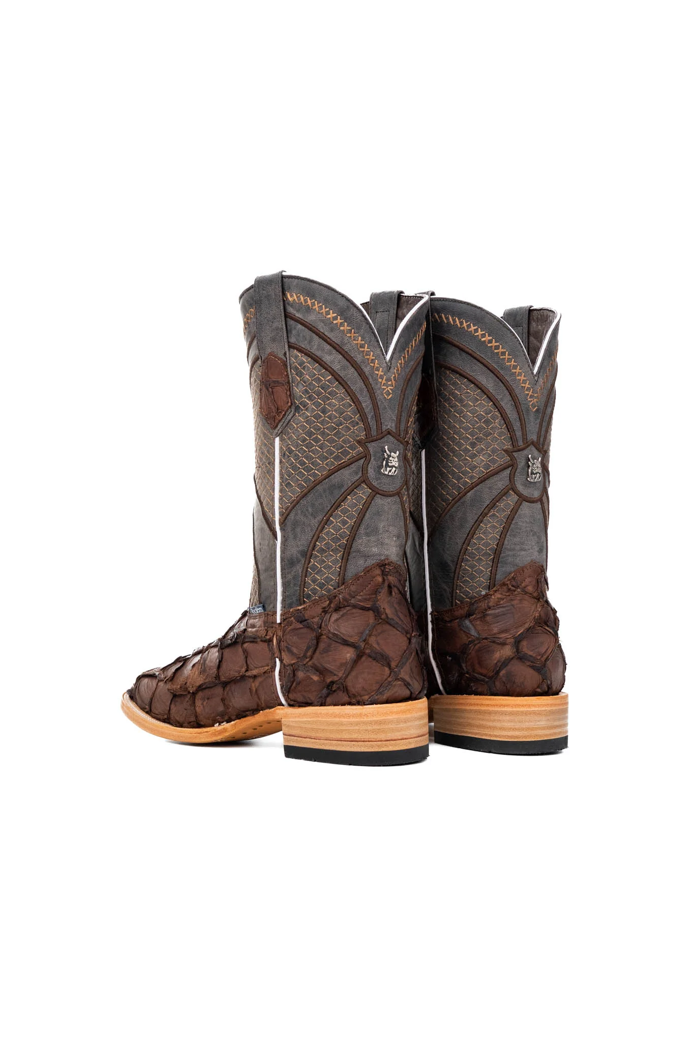 Jones Pirarucu Exotic Square Toe Cowboy Boot - Image 3