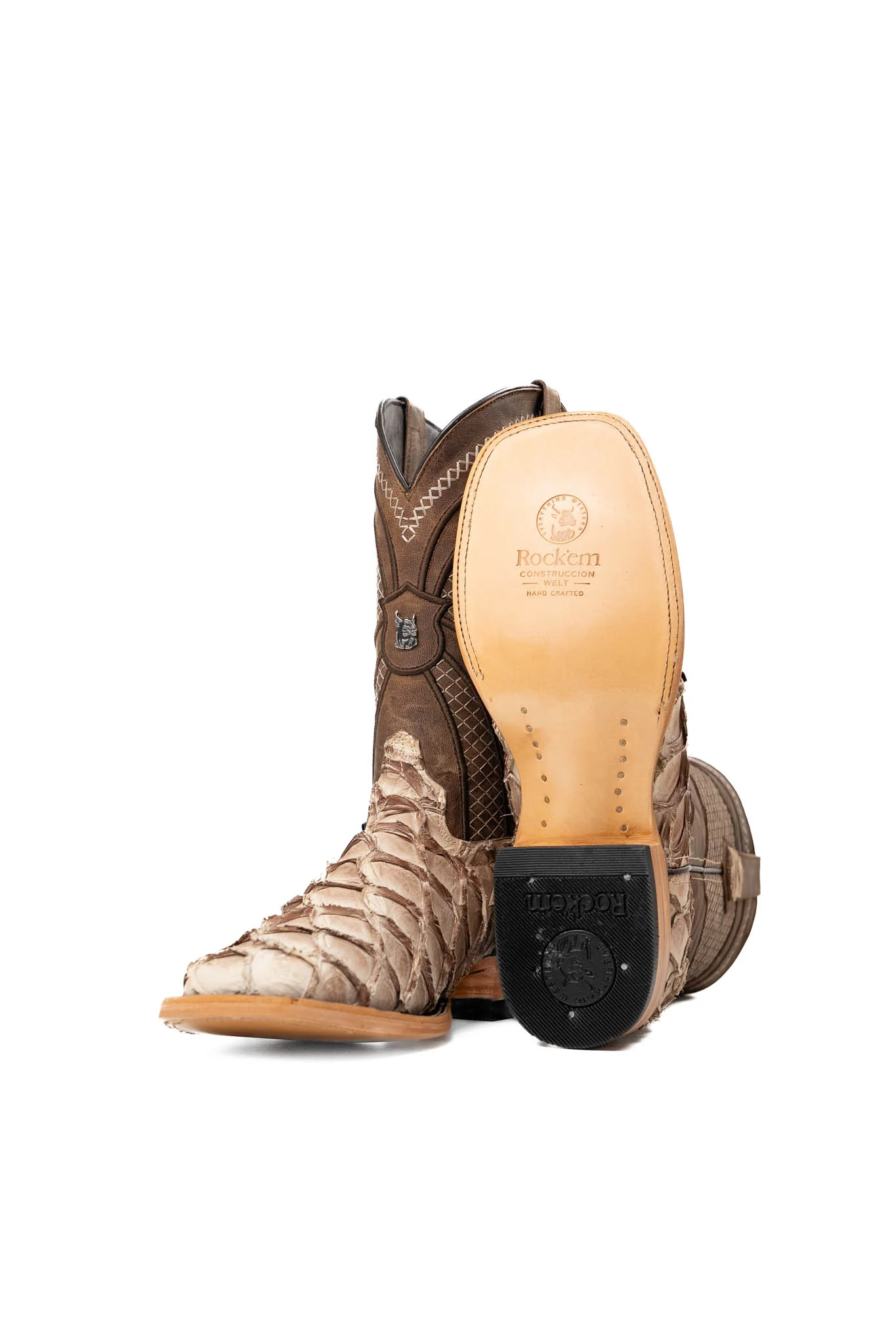 Jones Pirarucu Exotic Square Toe Cowboy Boot - Image 31