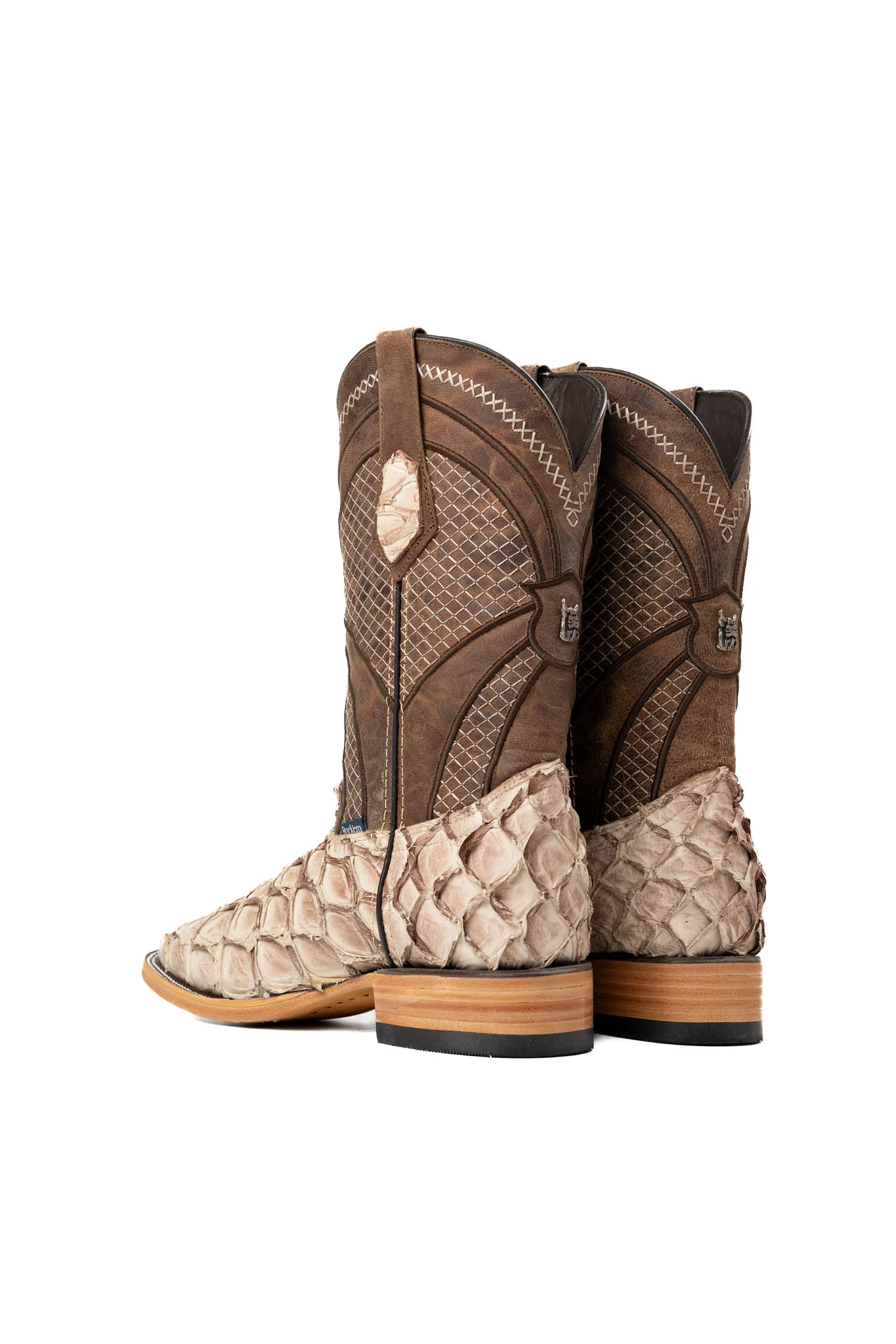 Jones Pirarucu Exotic Square Toe Cowboy Boot - Image 32