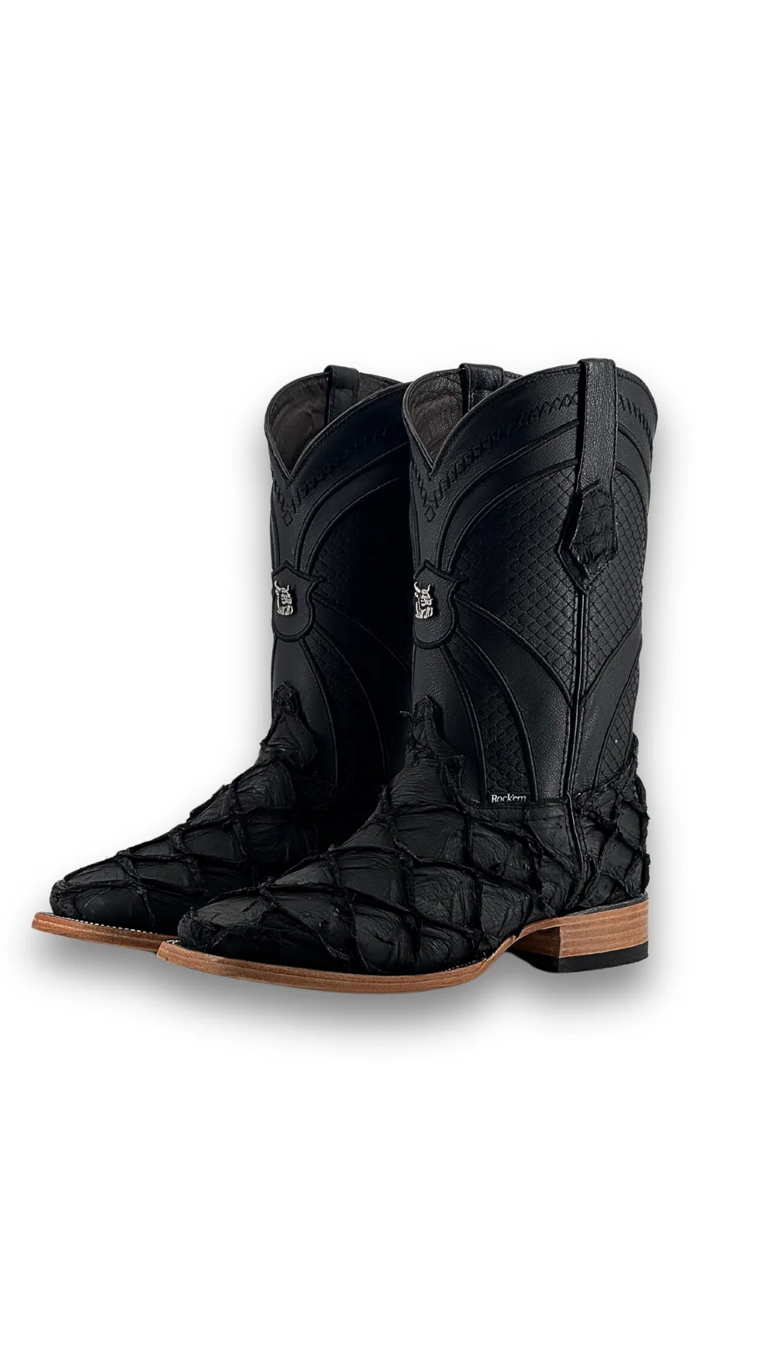 Jones Pirarucu Exotic Square Toe Cowboy Boot - Image 33