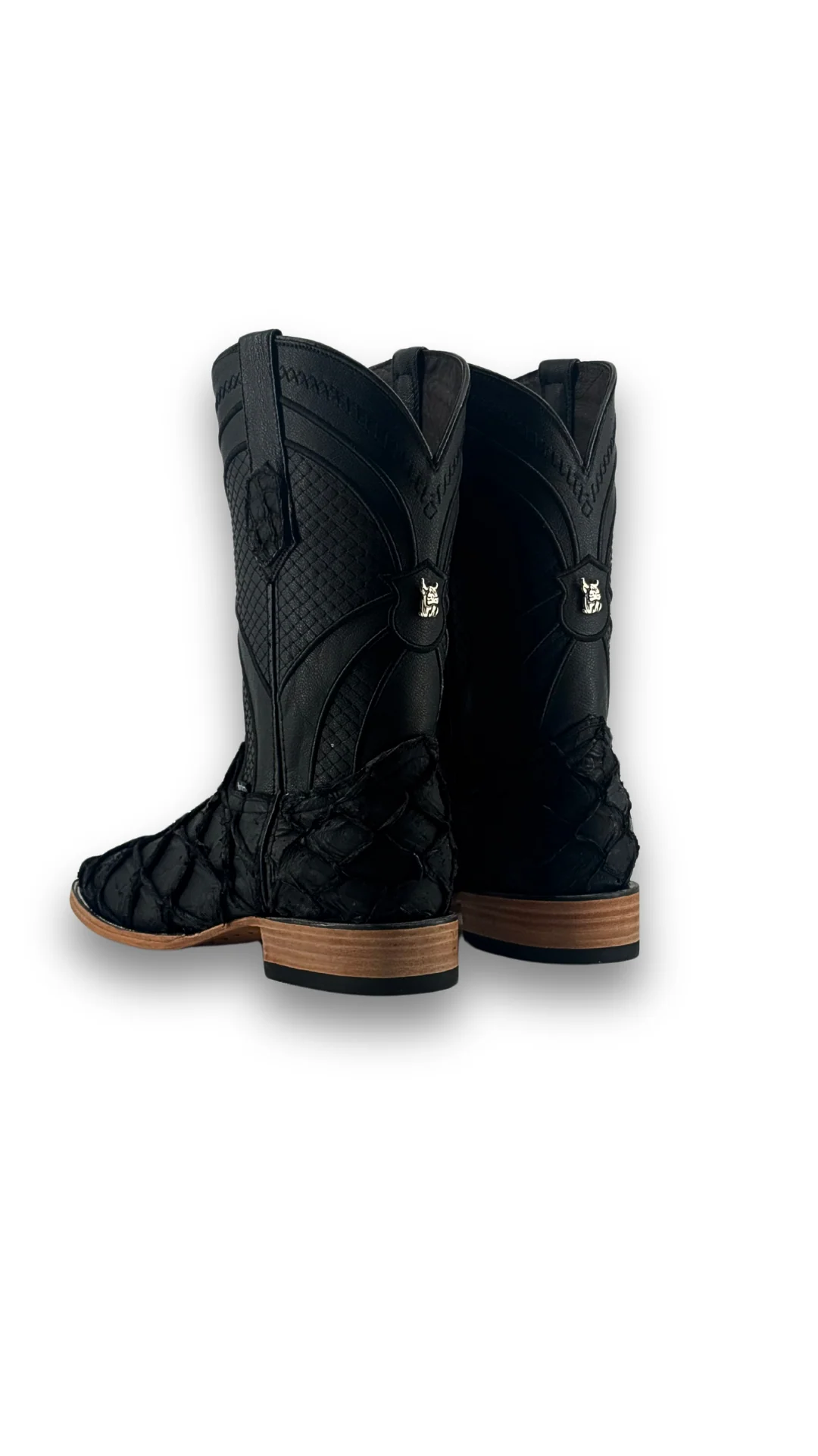 Jones Pirarucu Exotic Square Toe Cowboy Boot - Image 35