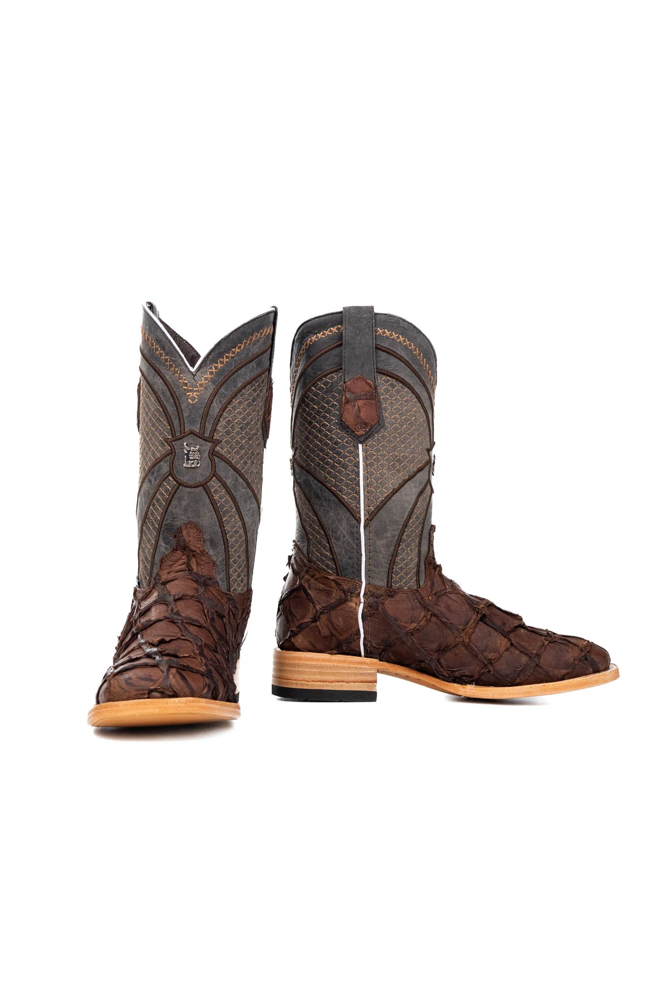 Jones Pirarucu Exotic Square Toe Cowboy Boot - Image 5