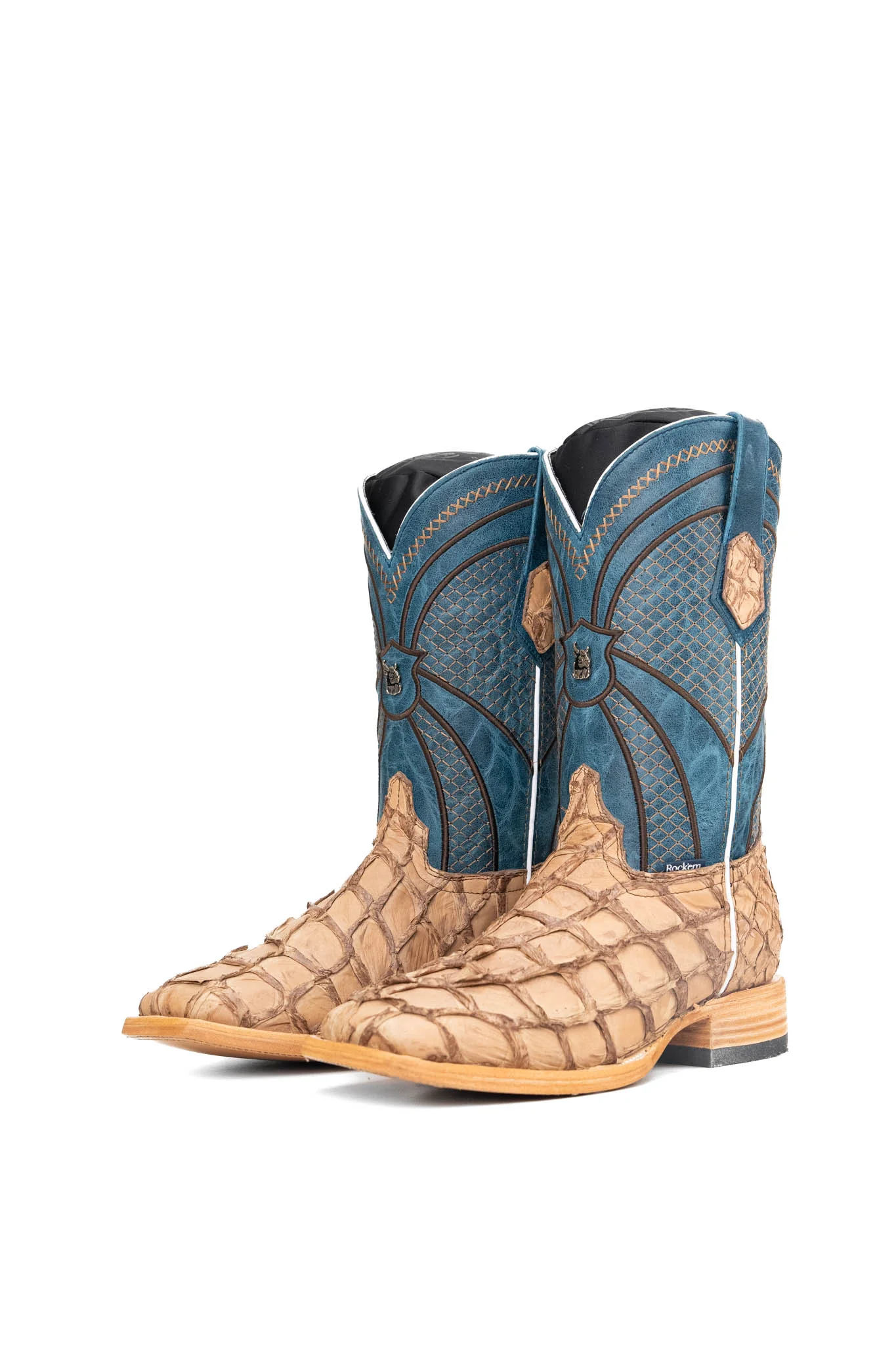 Jones Pirarucu Exotic Square Toe Cowboy Boot - Image 7