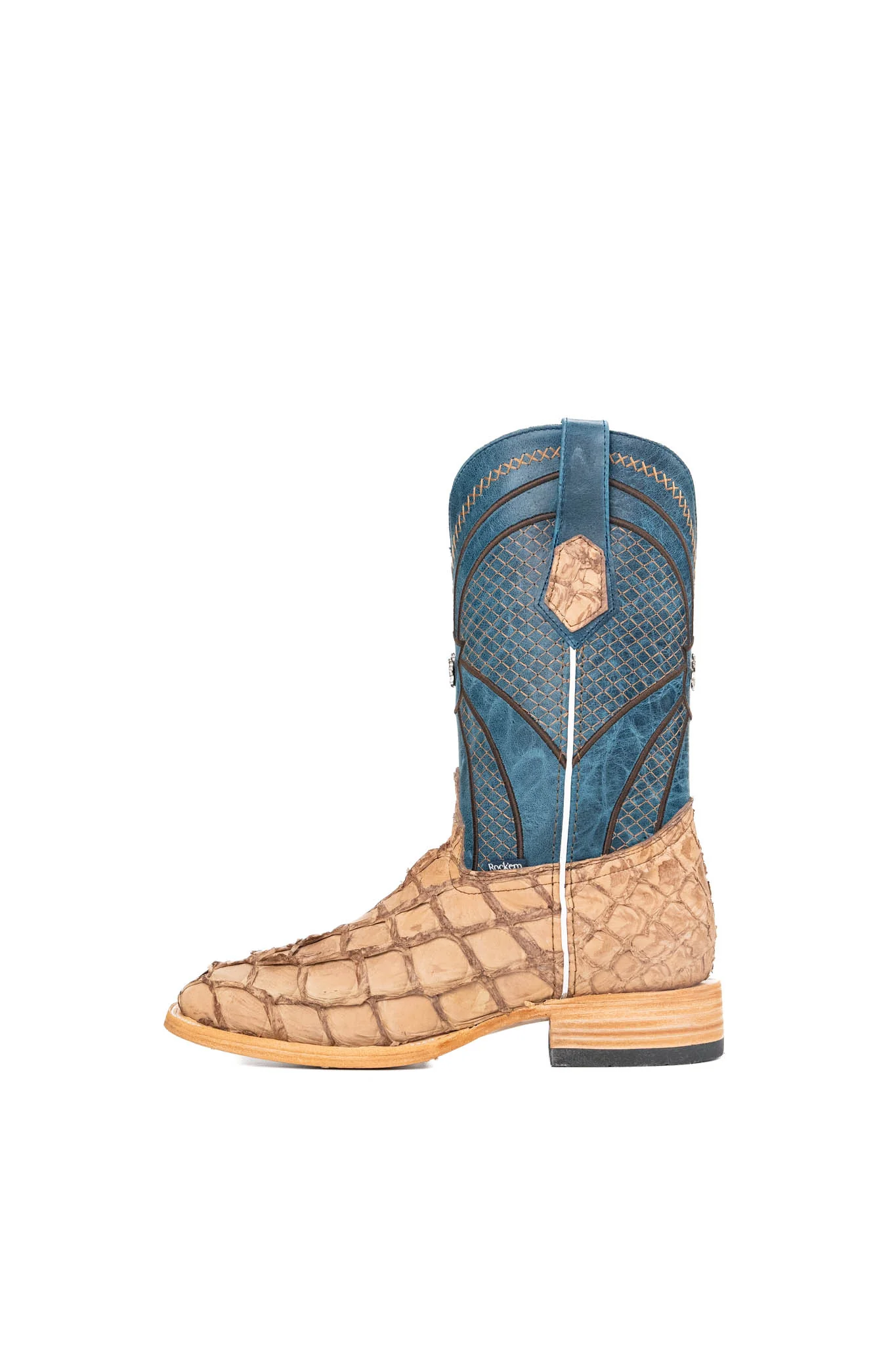 Jones Pirarucu Exotic Square Toe Cowboy Boot - Image 8