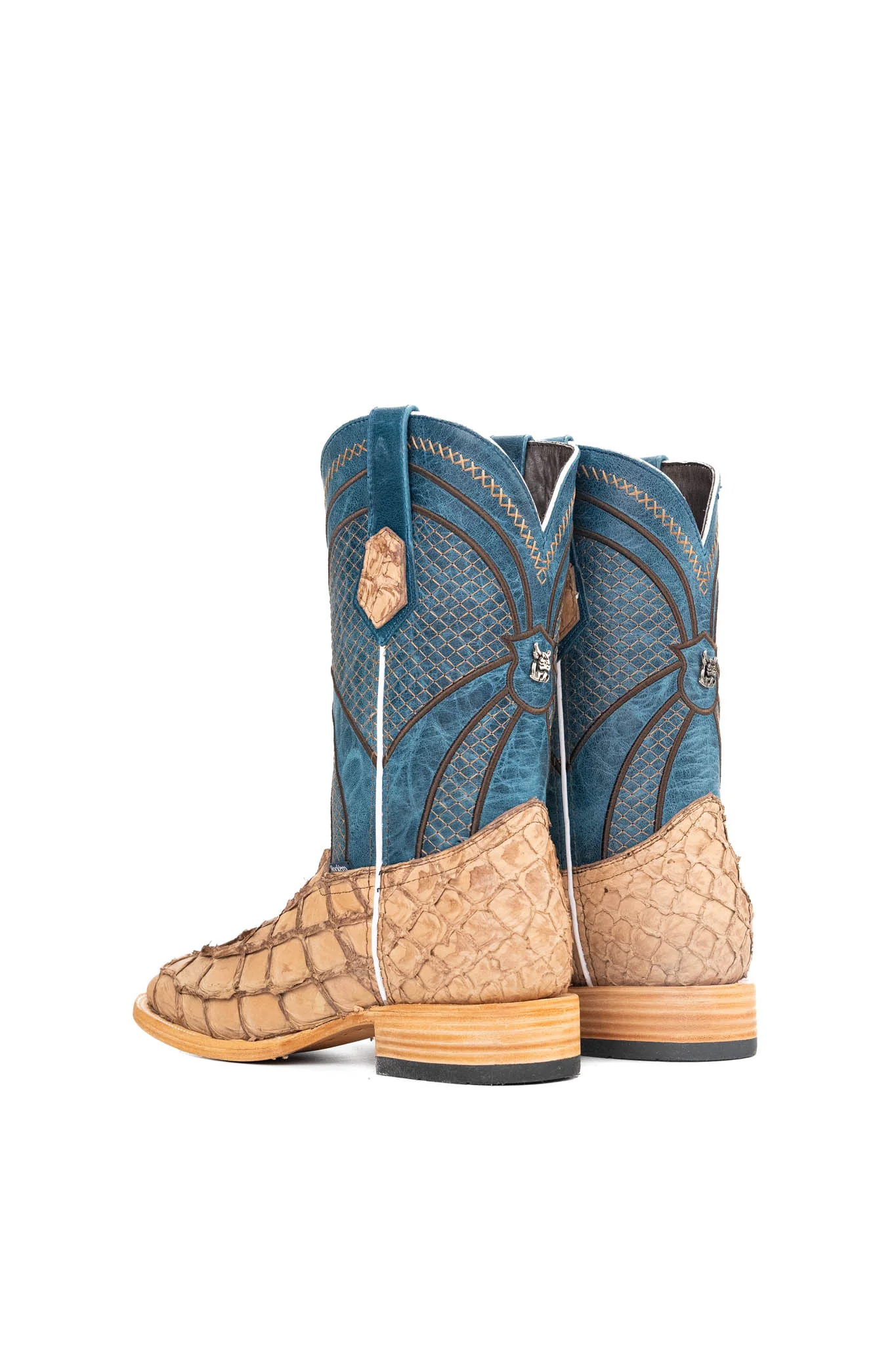 Jones Pirarucu Exotic Square Toe Cowboy Boot - Image 9