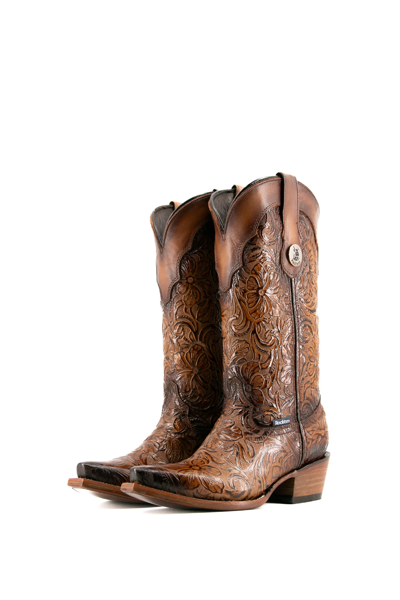 652 Mila Flor De Luz Snip Toe Cowgirl Boot - Image 6