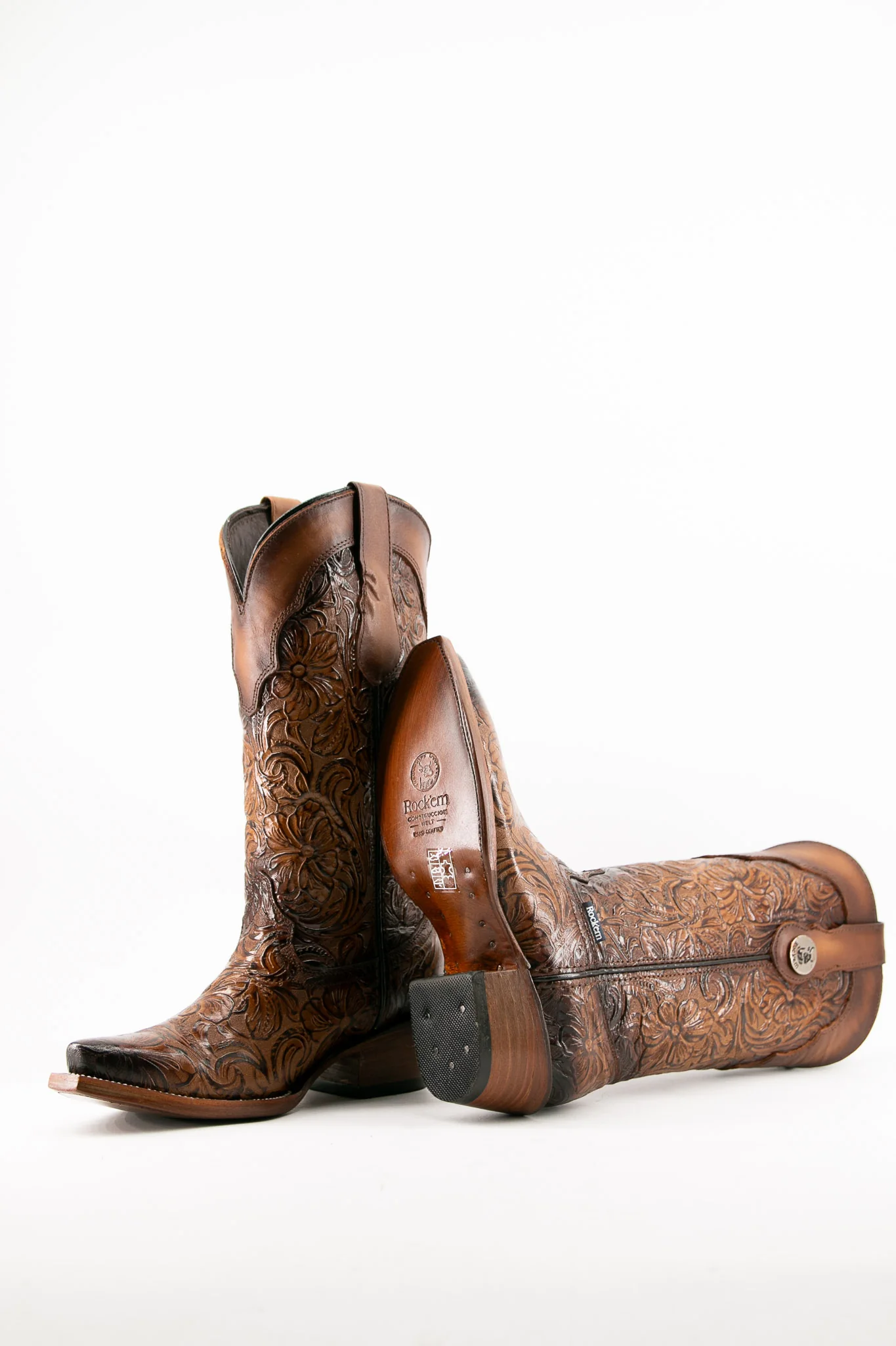 652 Mila Flor De Luz Snip Toe Cowgirl Boot - Image 9