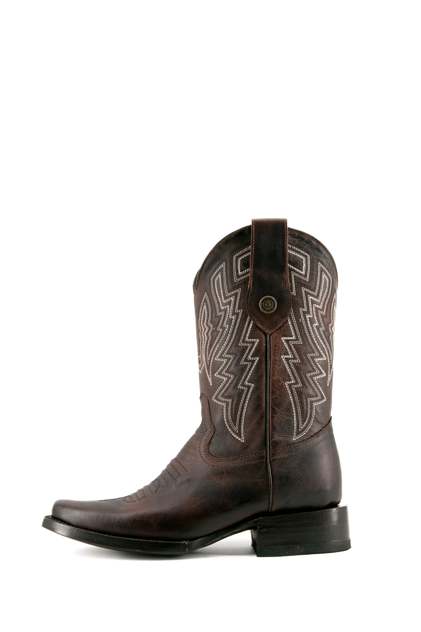 Falcon Rust Rodeo Toe Cowboy Boot - Image 12
