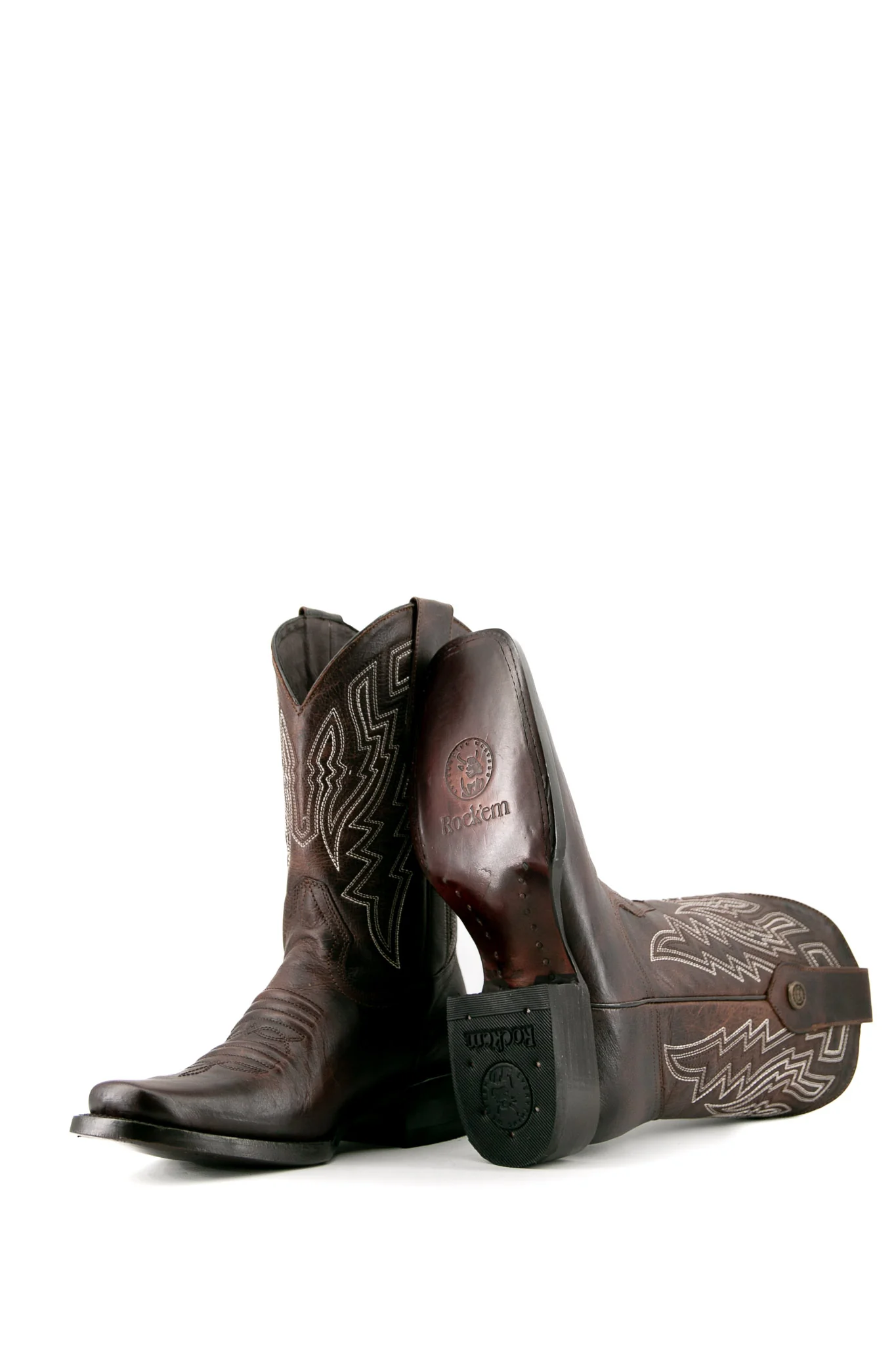 Falcon Rust Rodeo Toe Cowboy Boot - Image 14