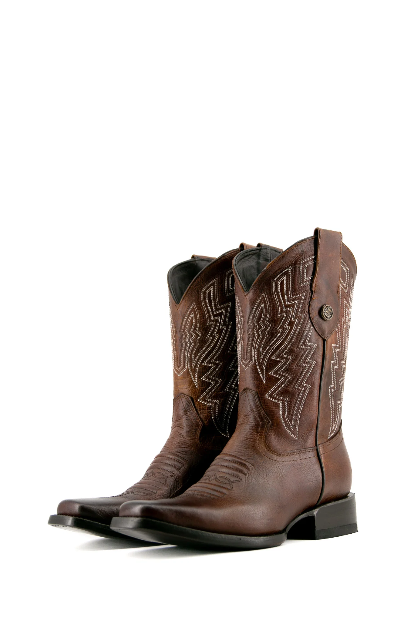 Falcon Rust Rodeo Toe Cowboy Boot - Image 6