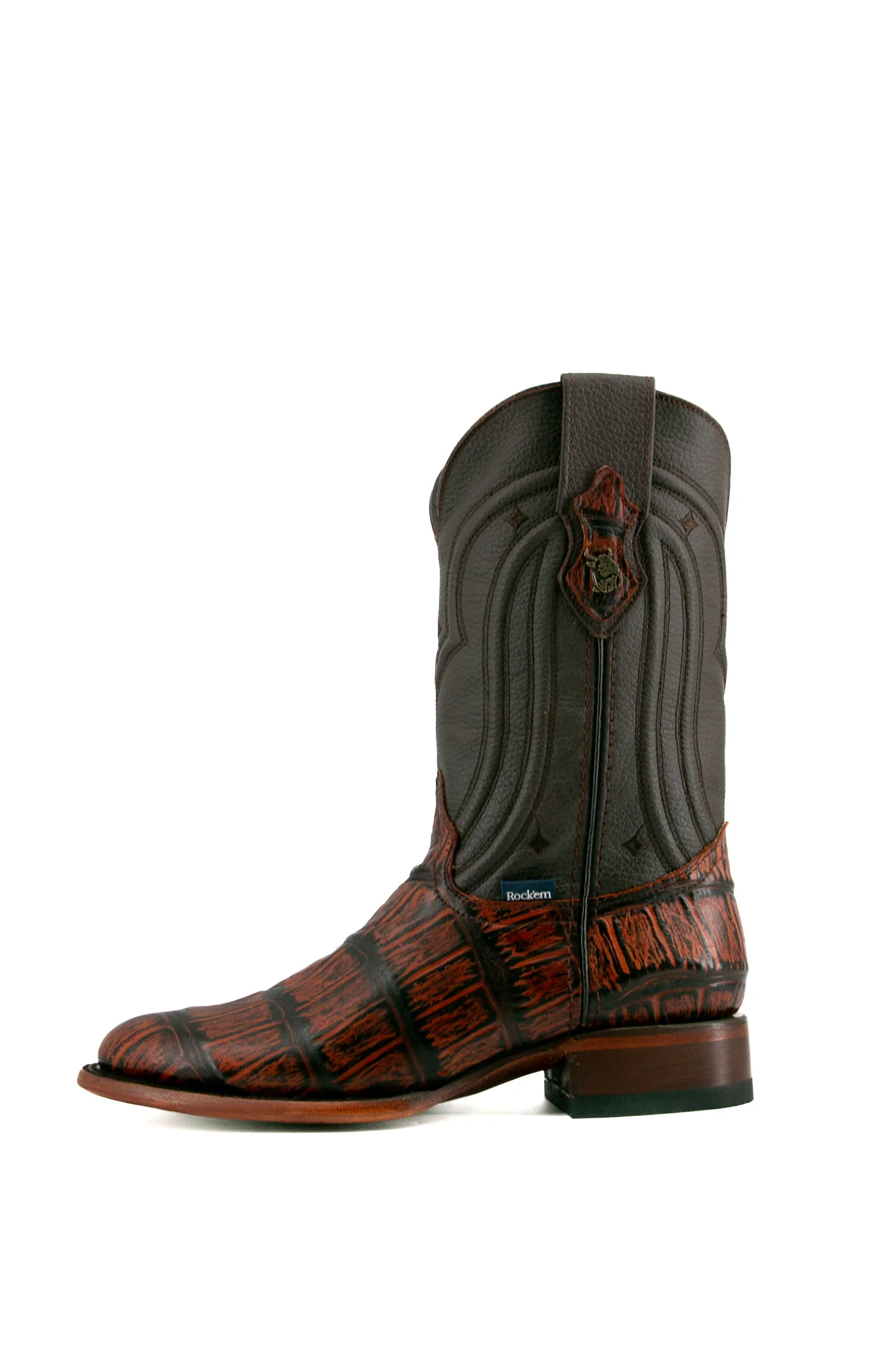 Gator Round Toe Cowboy Boot - Image 2