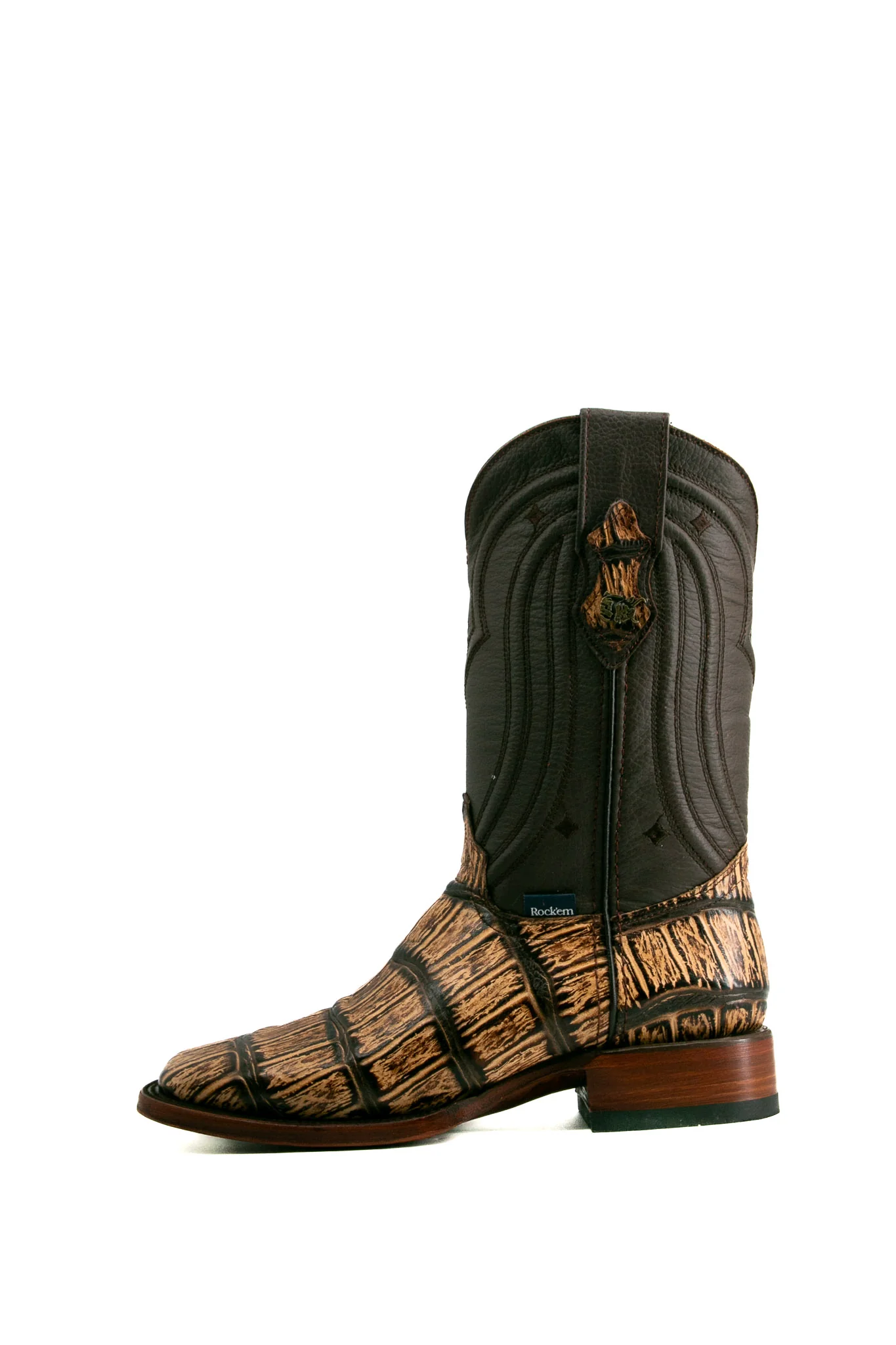 Gator Square Toe Cowboy Boot - Image 2