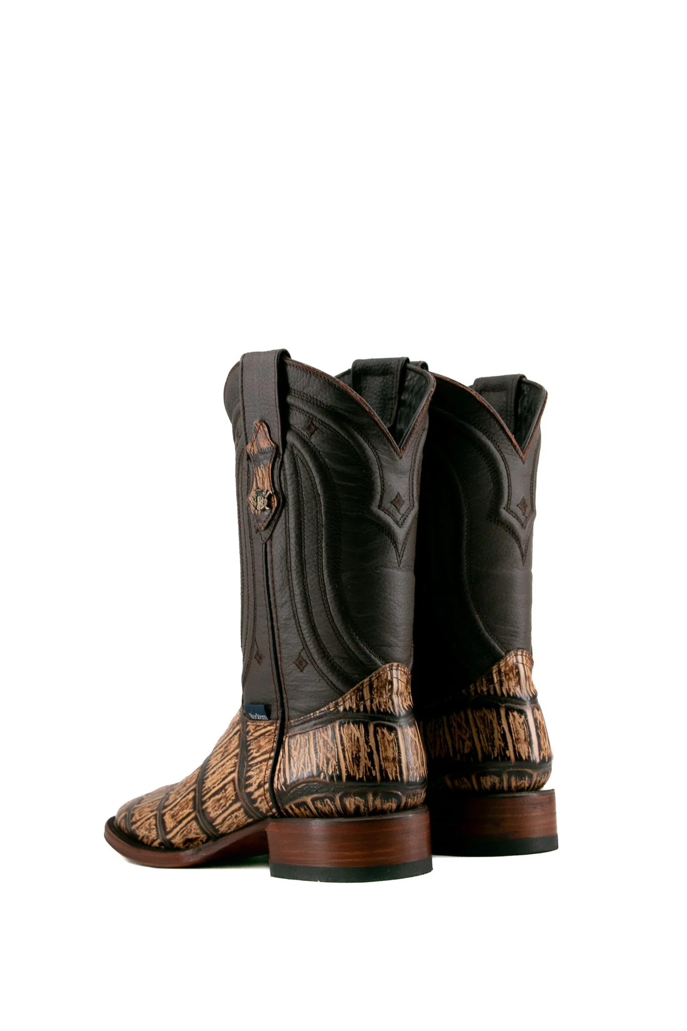 Gator Square Toe Cowboy Boot - Image 3