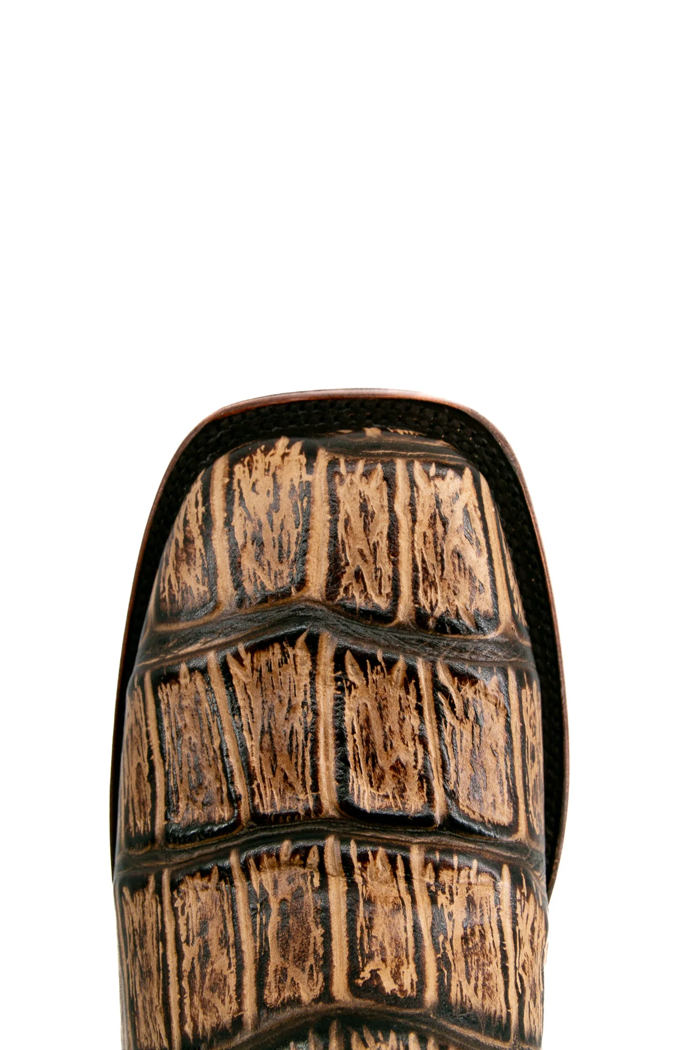 Gator Square Toe Cowboy Boot - Image 5