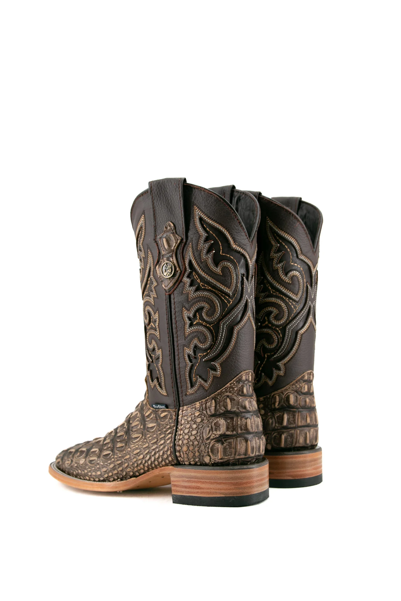 Giant Caiman Hornback Square Toe Cowboy Boot - Image 23