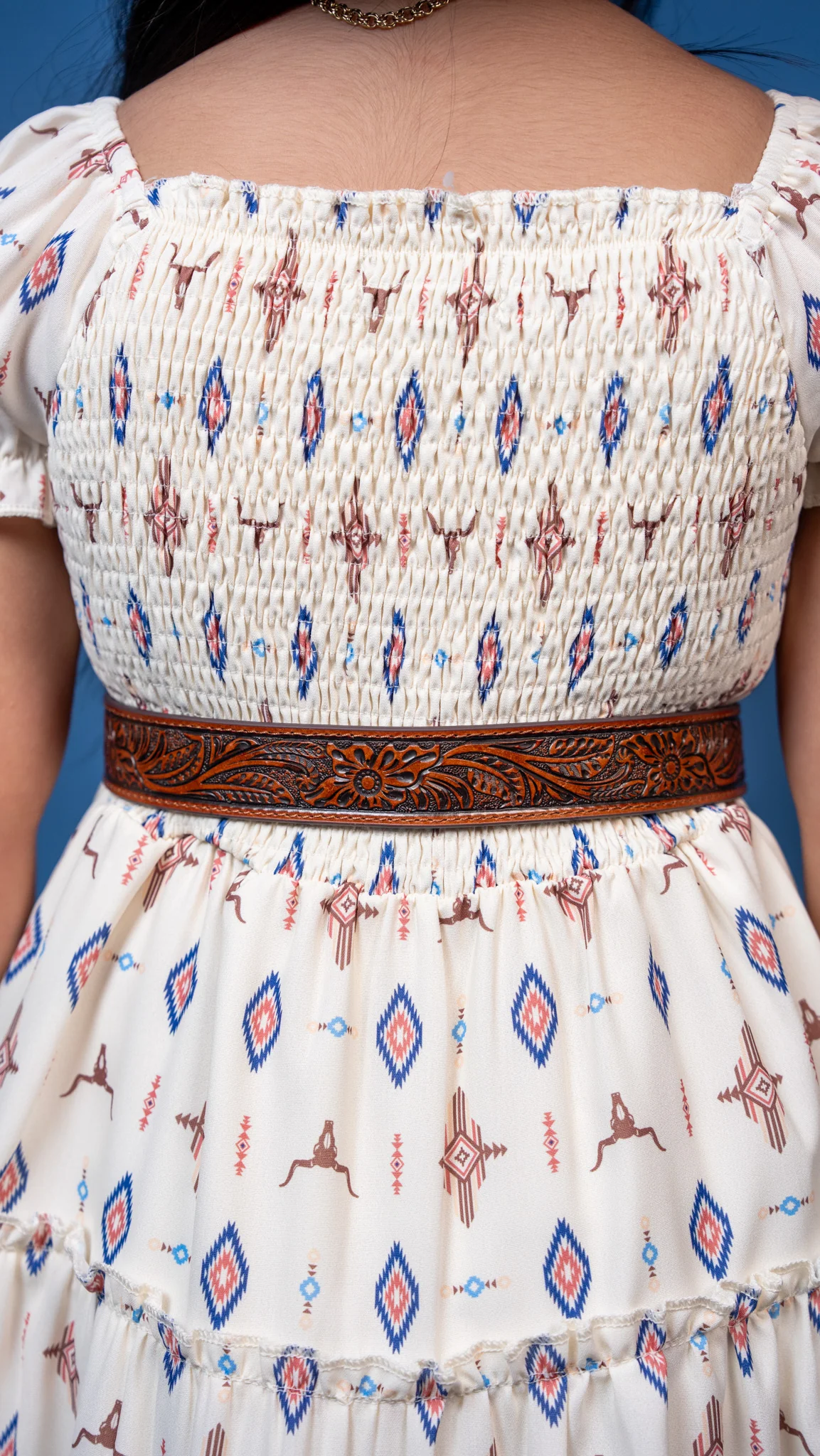 Aria Cow-skull Ruffled Dress - Image 3