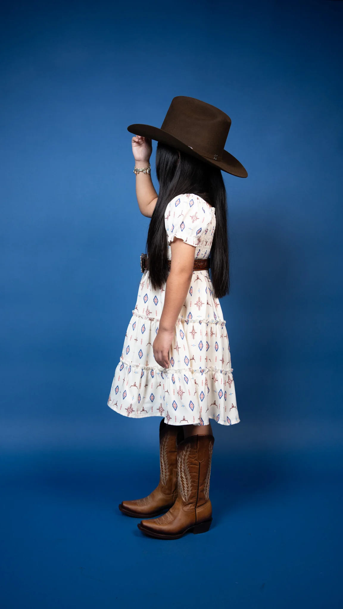 Aria Cow-skull Ruffled Dress - Image 4