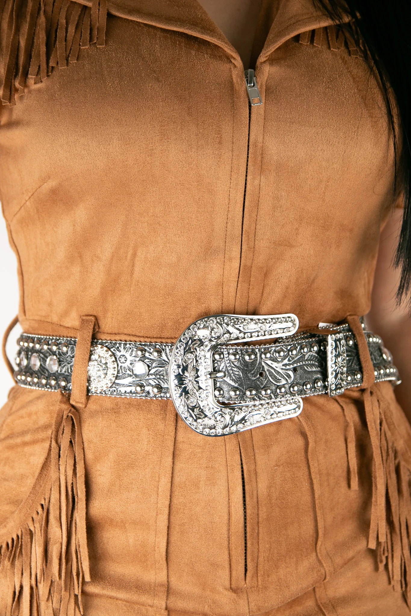 Glitz Leather Cowgirl Belt - Image 3