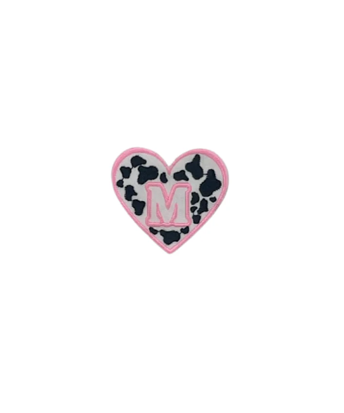 Heart Shape Print Letter Hat Patch - Image 11