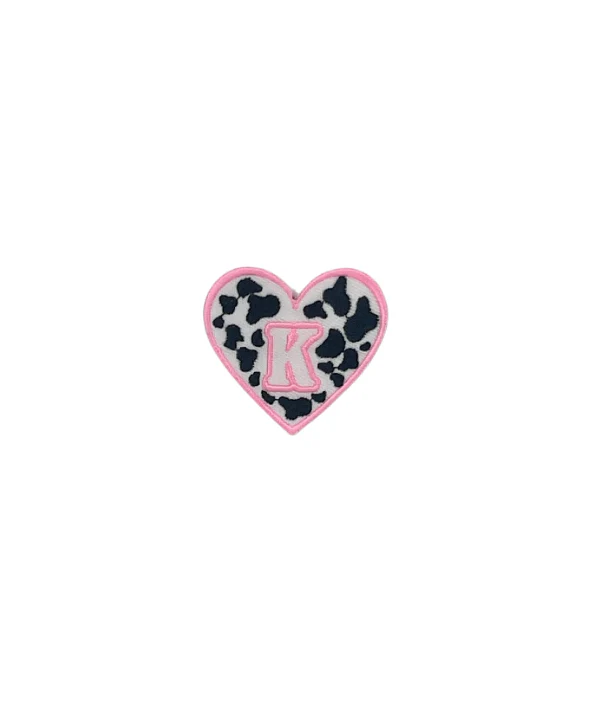 Heart Shape Print Letter Hat Patch - Image 13