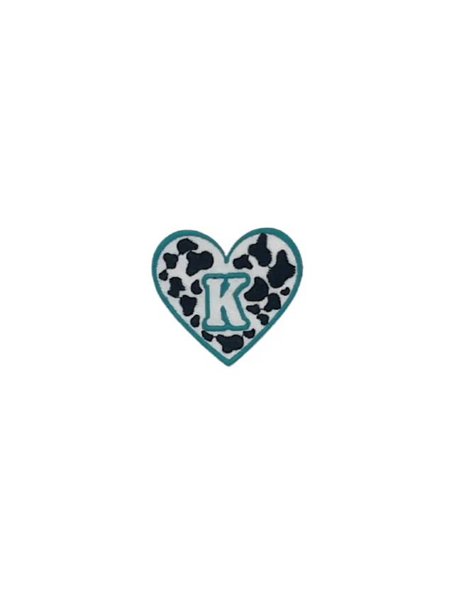 Heart Shape Print Letter Hat Patch - Image 14