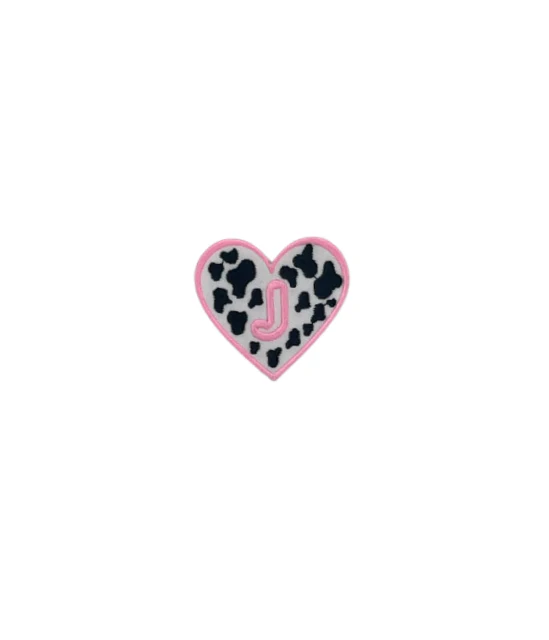 Heart Shape Print Letter Hat Patch - Image 15