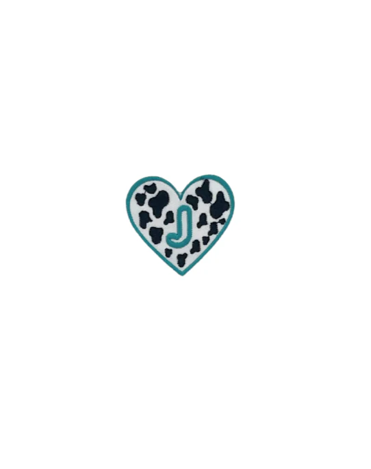 Heart Shape Print Letter Hat Patch - Image 16