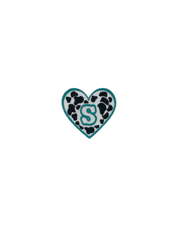 Heart Shape Print Letter Hat Patch - Image 17