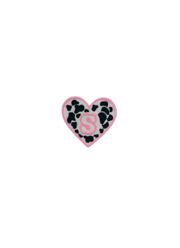 Heart Shape Print Letter Hat Patch - Image 18
