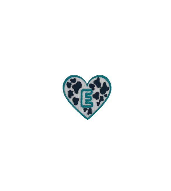Heart Shape Print Letter Hat Patch - Image 3