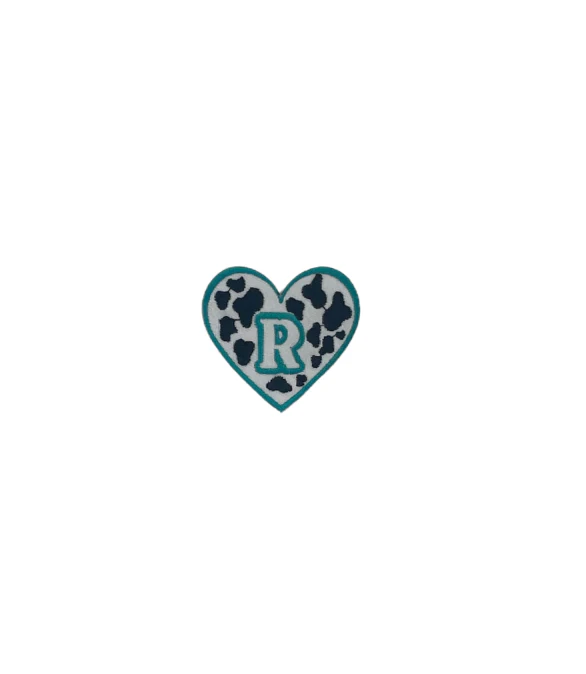 Heart Shape Print Letter Hat Patch - Image 5