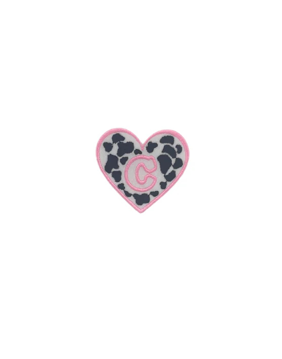 Heart Shape Print Letter Hat Patch - Image 8