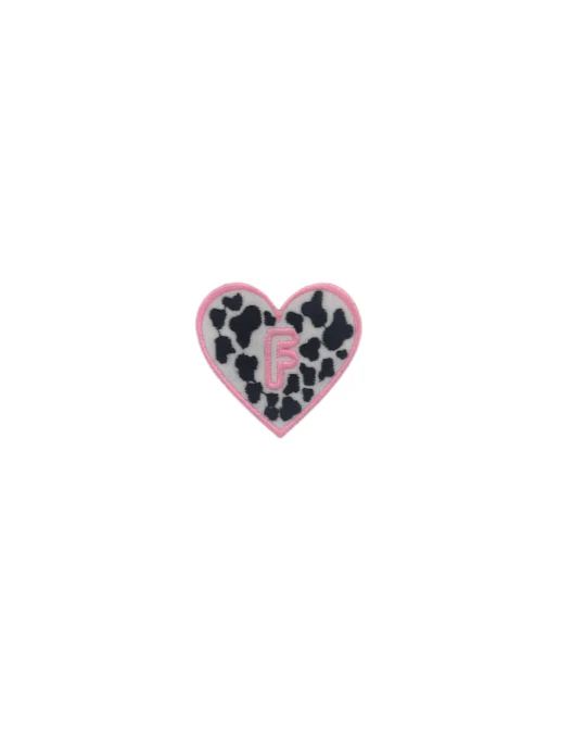 Heart Shape Print Letter Hat Patch - Image 9