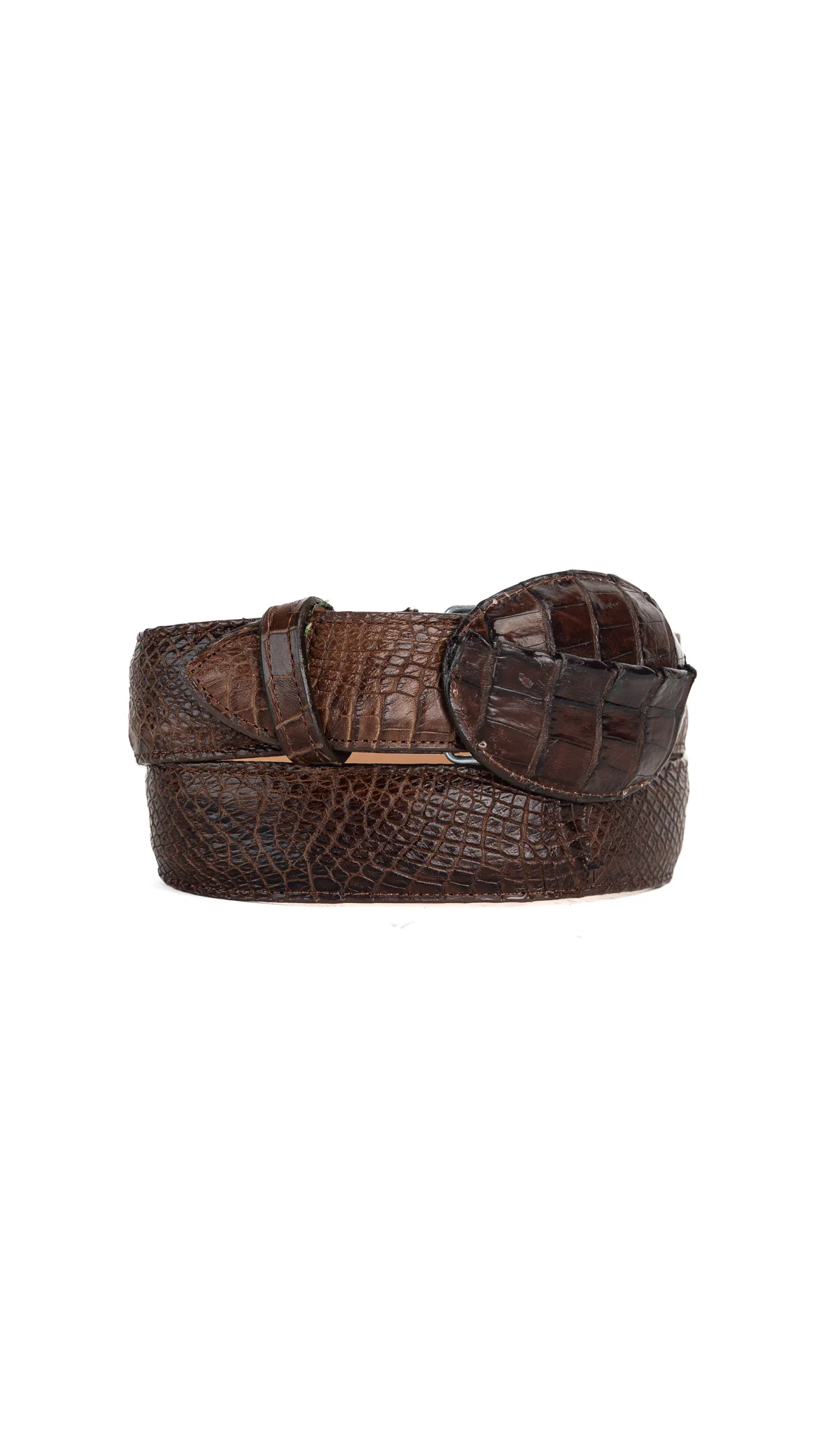 Henry Caiman Tail Cowboy Belt - Image 2