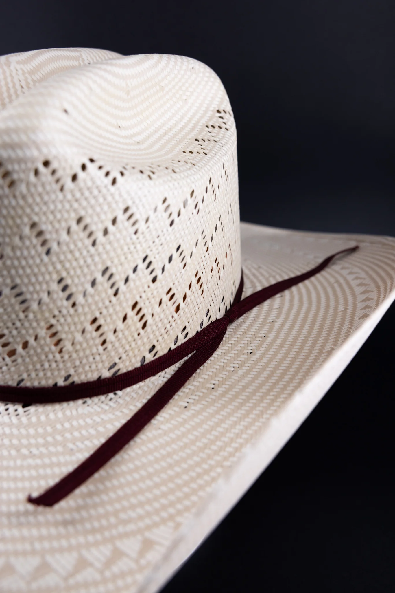 Herringbone Cattlemen 200X Straw Hat FINAL SALE - Image 5