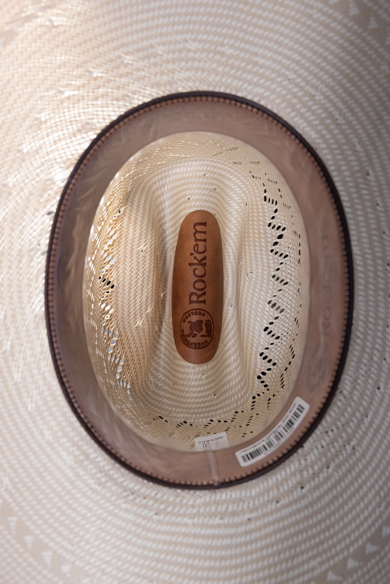 Herringbone Cattlemen 200X Straw Hat FINAL SALE - Image 6