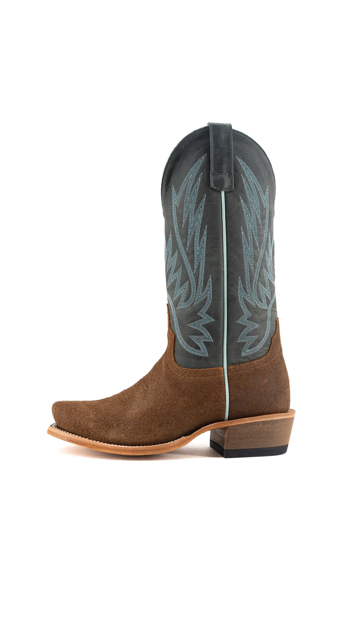 Horse Power Justin Suede Cutter Toe Cowboy Boot - Image 2