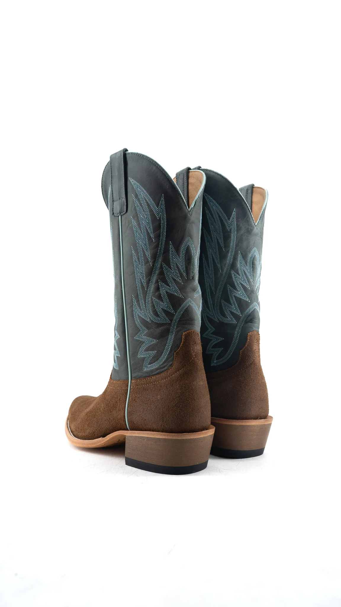 Horse Power Justin Suede Cutter Toe Cowboy Boot - Image 3
