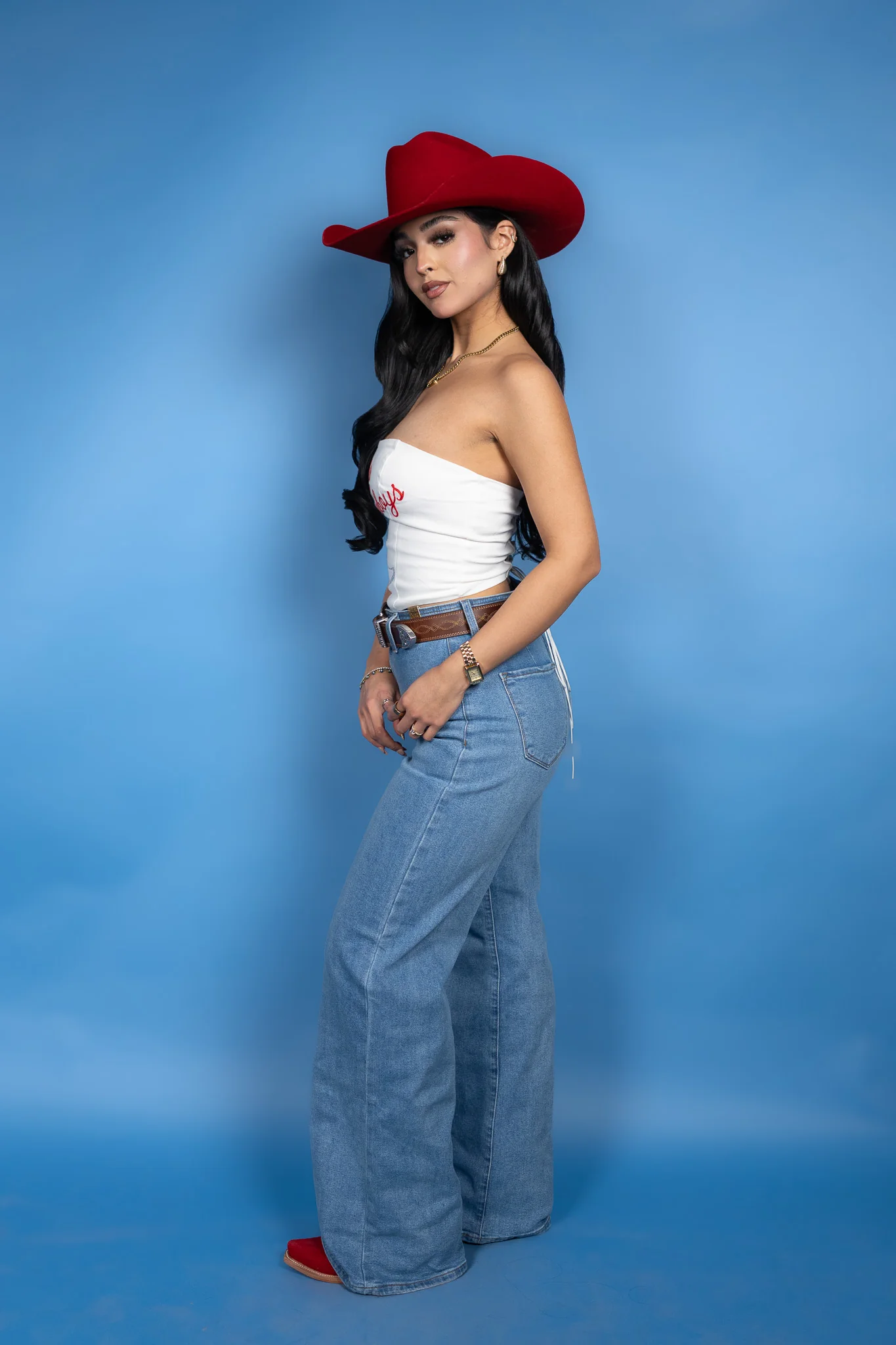 Howdy Cowboys Tube Top - Image 3