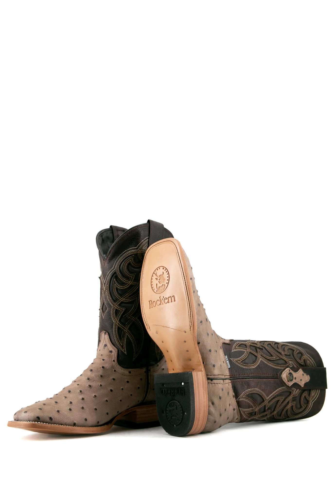 Ostrich Ranch Square Toe Cowboy Boot - Image 24