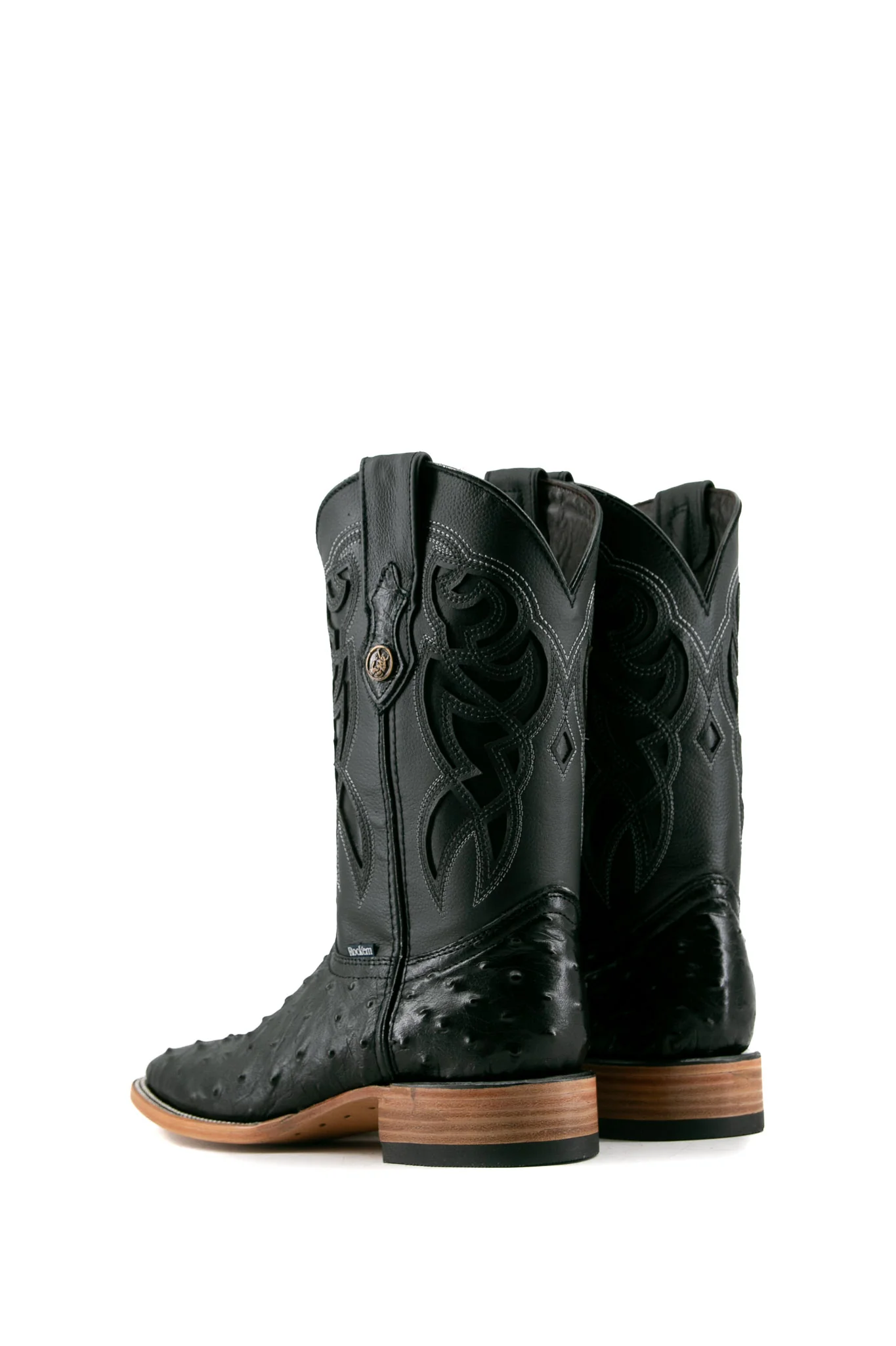 Ostrich Ranch Square Toe Cowboy Boot - Image 3