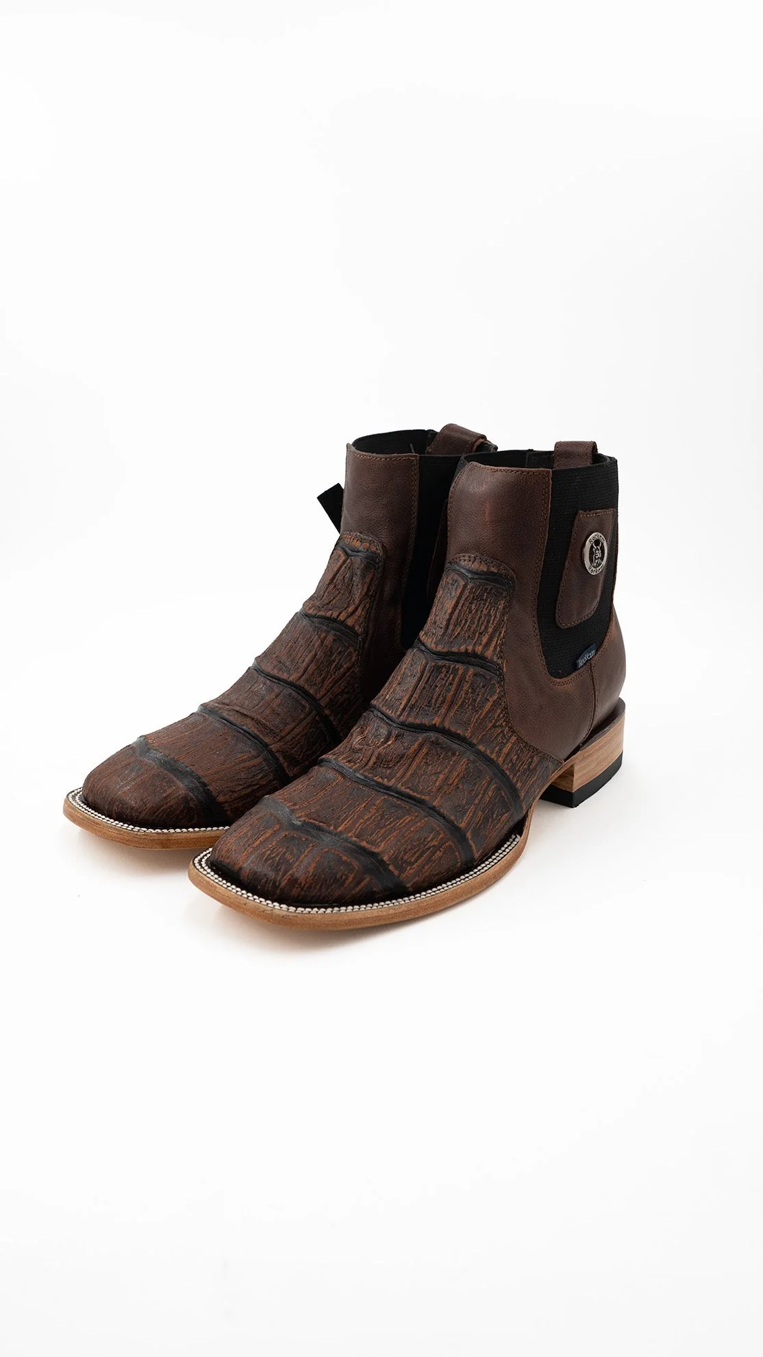 Matte Giant Gator Square Toe Botin - Image 13