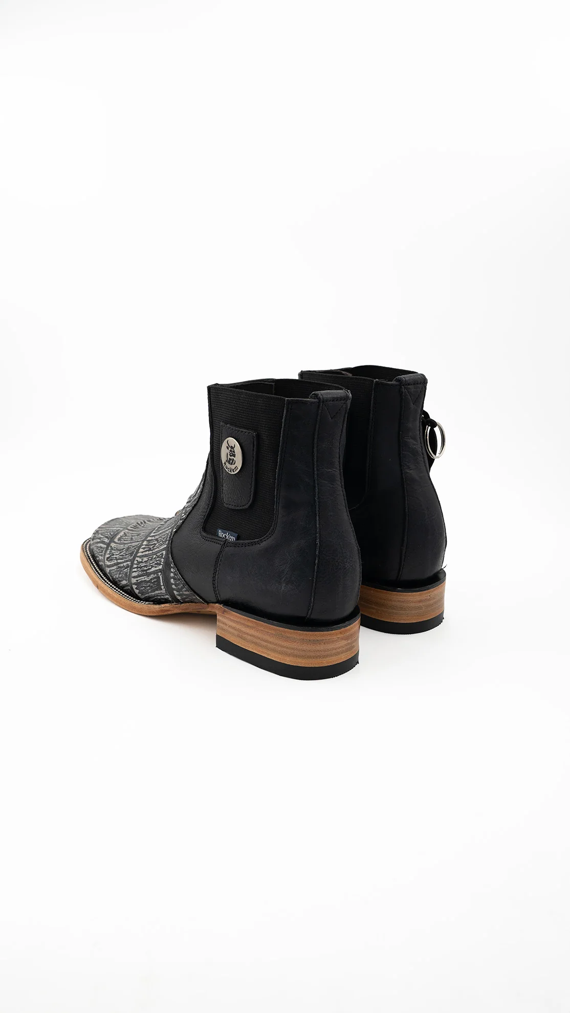 Matte Giant Gator Square Toe Botin - Image 8
