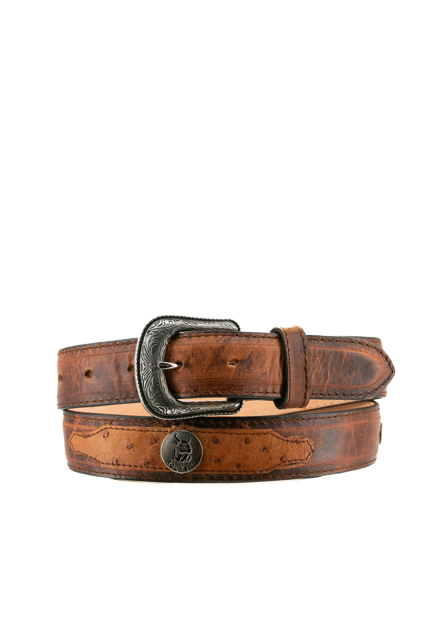 Jackson Exotic Ostrich Cowboy Belt