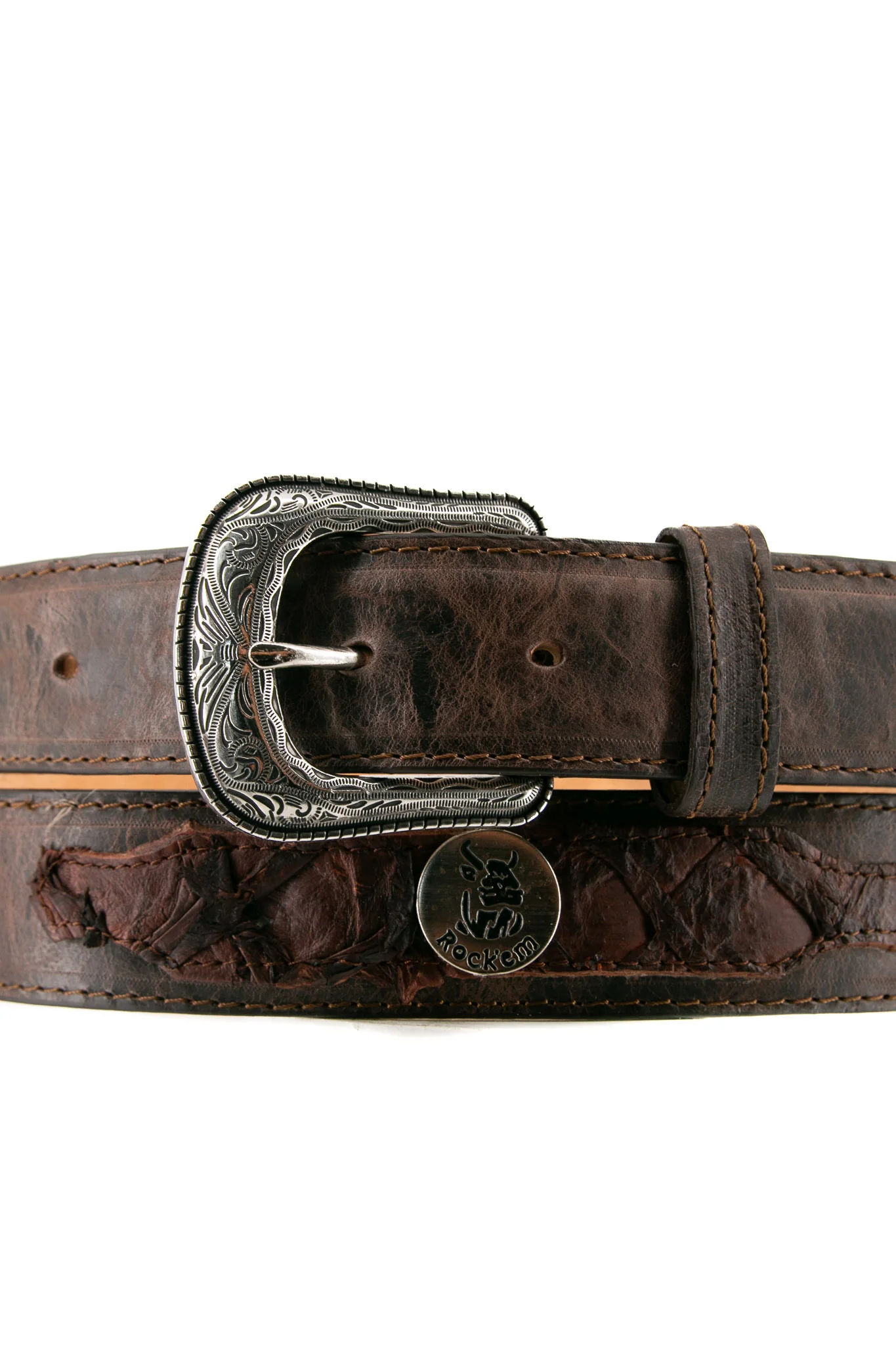 Jackson Exotic Piraruccu Cowboy Belt - Image 7