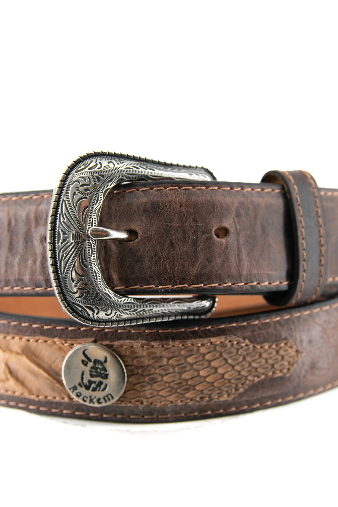 Jackson Exotic Python Cowboy Belt - Image 2