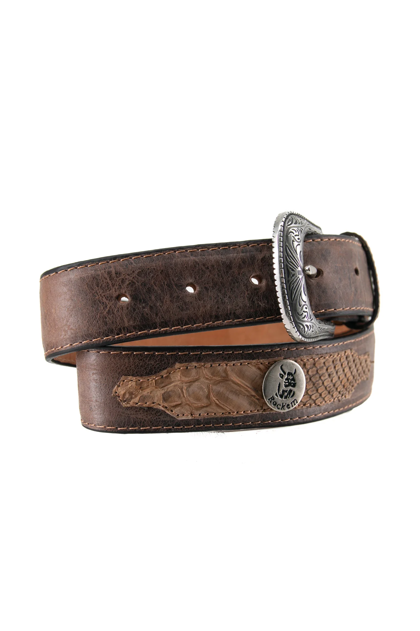 Jackson Exotic Python Cowboy Belt - Image 3