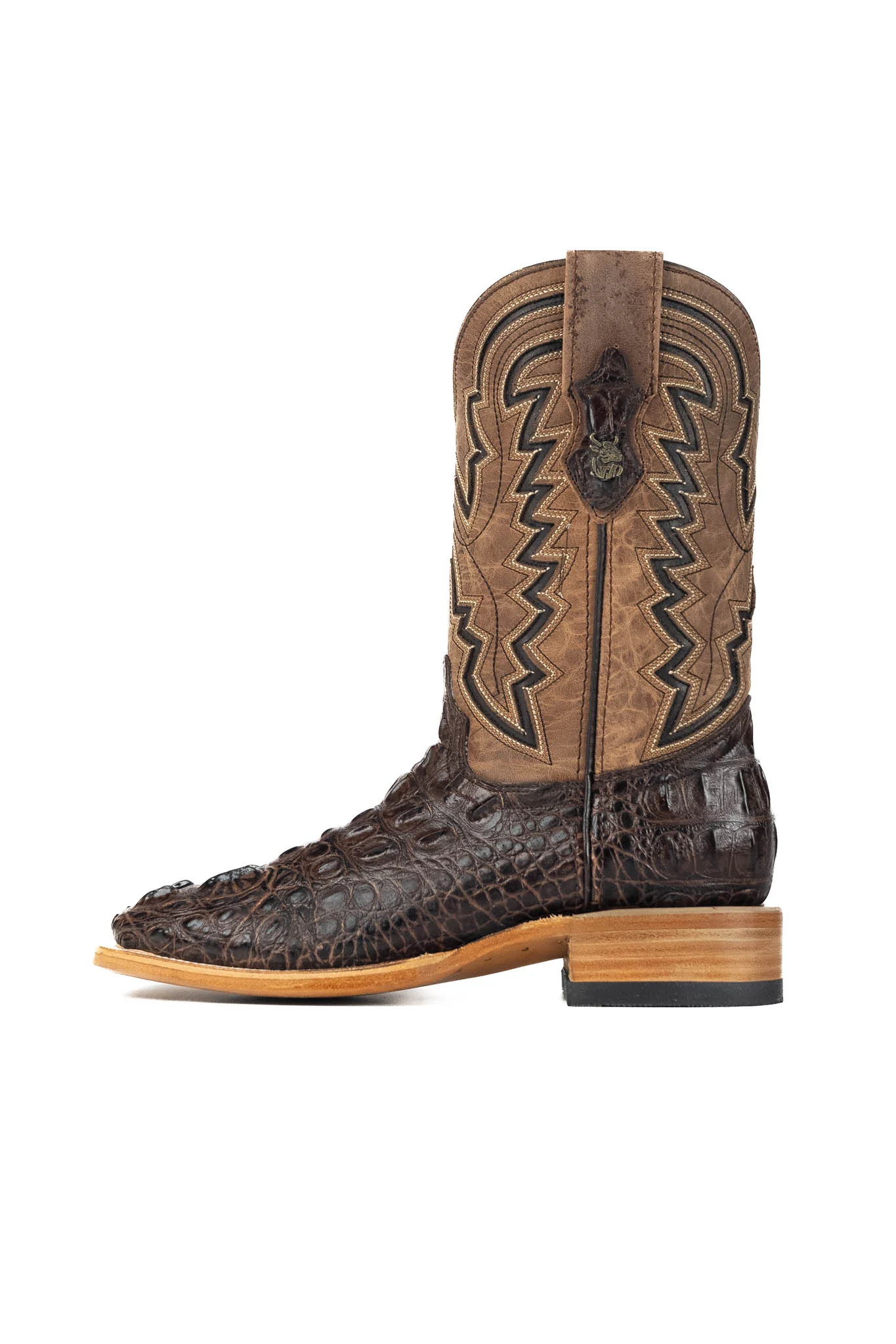 Jameson Caiman Square Toe Cowboy Boot - Image 17